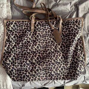 Leopard Print Tote Bag